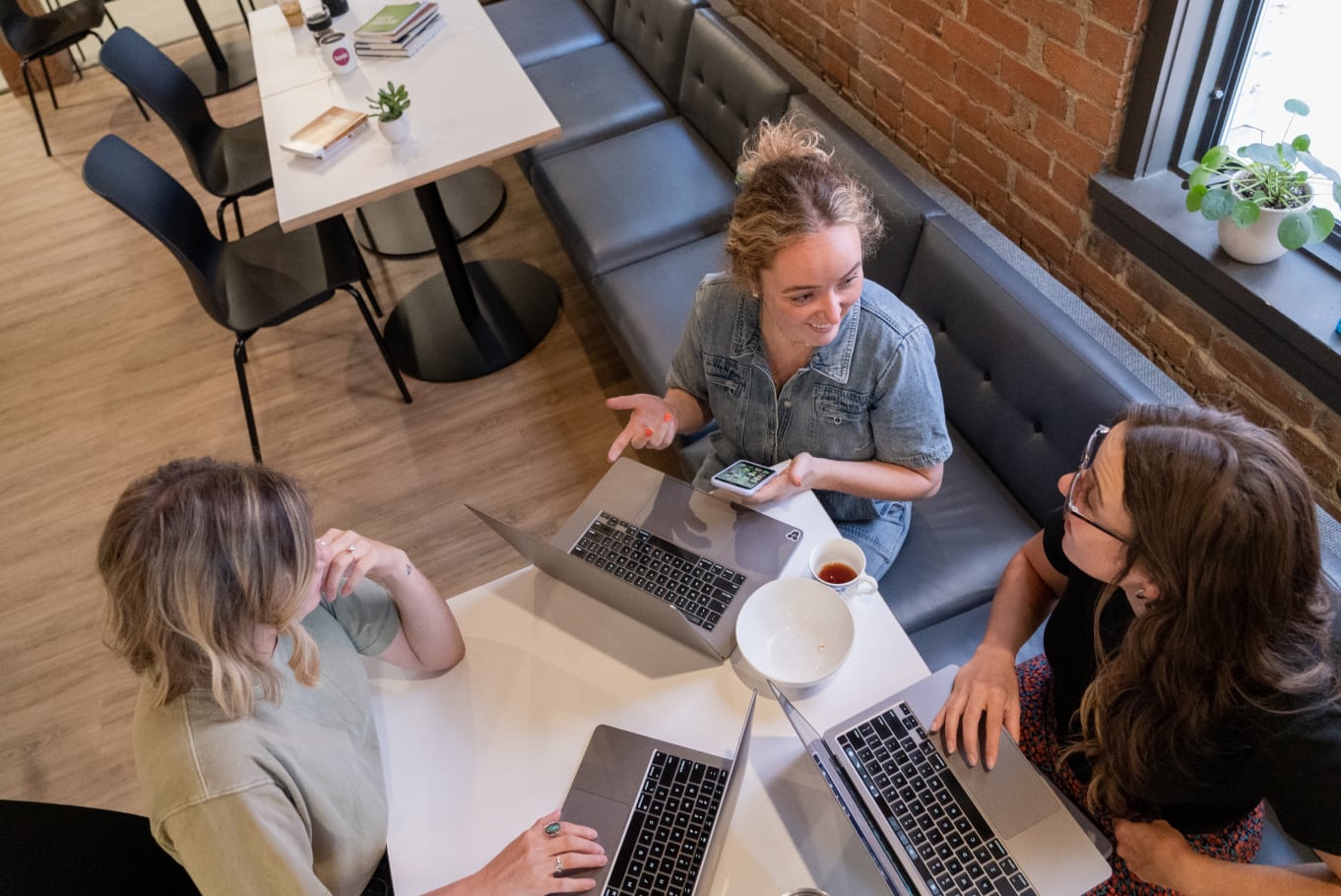 Step 1 — strategy session, notes on a table