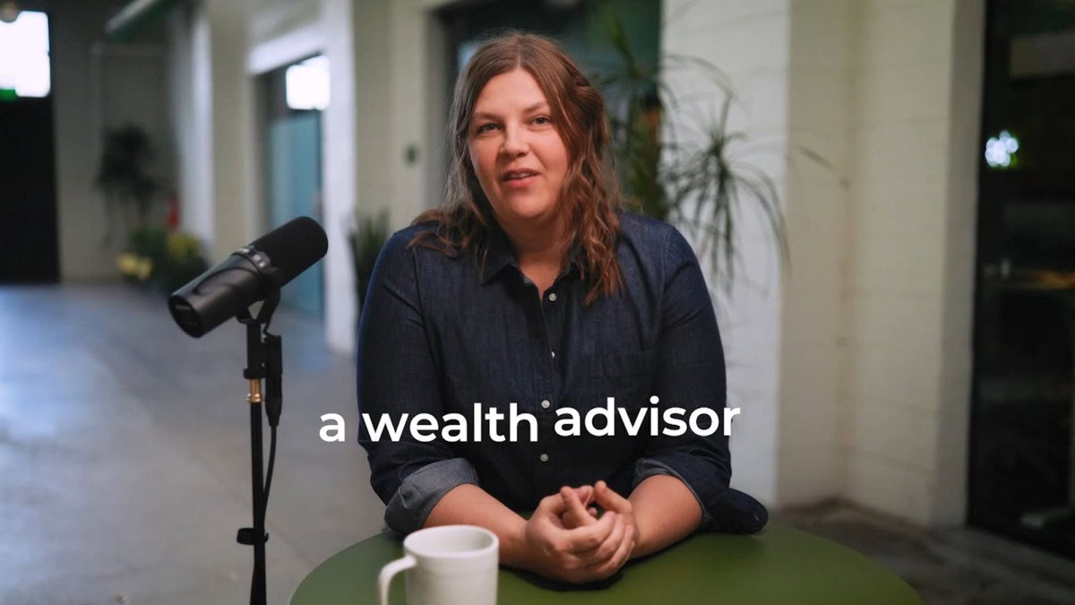 Still from the wealth advisors video